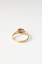 14K Tri-Tone Gold Rose Ring | Size 8.75