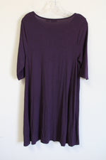 Sigrid Olsen Burgundy Dress | L