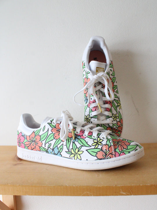 Adidas Stan Smith Primegreen Colorful Floral Sneakers | Size 11