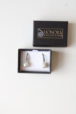 Honora Collection Genuine Pearl Sterling Silver Drop Earrings