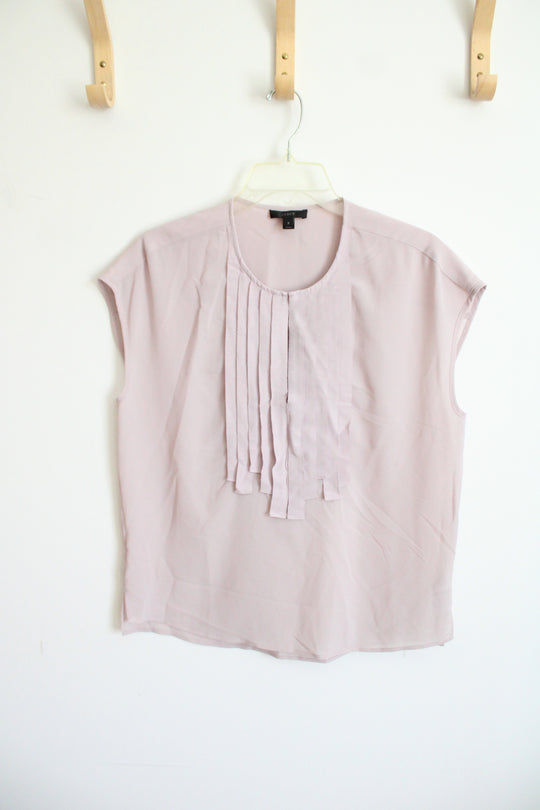 J.Crew Grosgrain Ribbon Sleeveless Light Mauve Blouse | 2