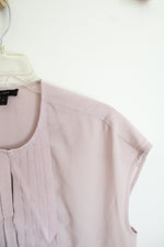 J.Crew Grosgrain Ribbon Sleeveless Light Mauve Blouse | 2