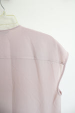 J.Crew Grosgrain Ribbon Sleeveless Light Mauve Blouse | 2