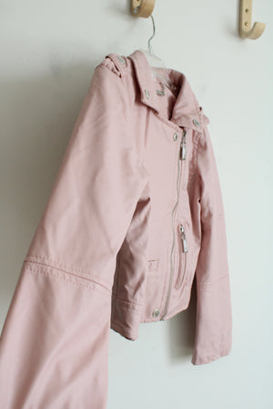 Jou Jou Faux Pink Leather Jacket | 8