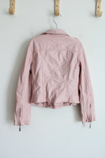 Jou Jou Faux Pink Leather Jacket | 8