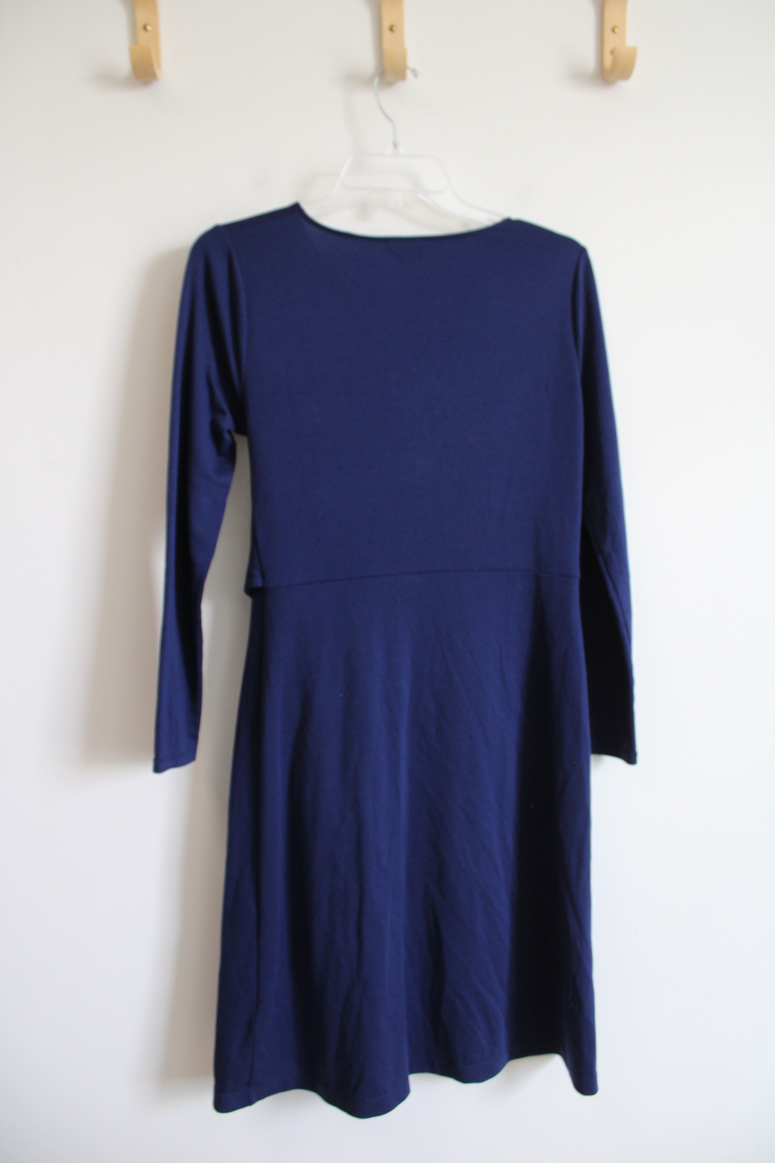 J.Crew Blue Front Tie Knit Dress | XS