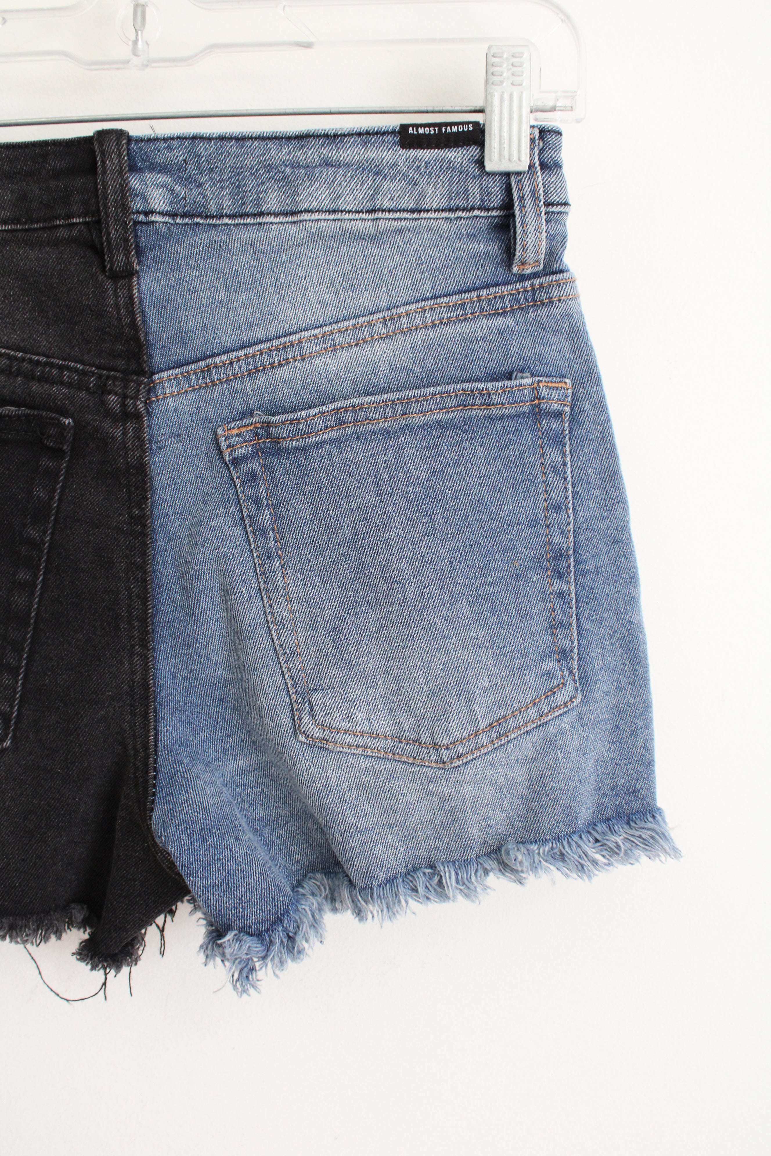 Almost Famous Half Black Denim Shorts | 0