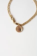 14K Yellow Gold Cherub Charm Chain Bracelet