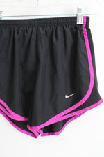 Nike Dri-Fit Black Pink Athletic Shorts | XS