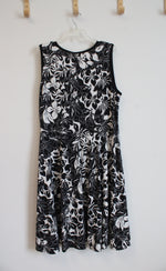 NEW LuLaRoe Black & White Floral Nicki Dress | 3XL