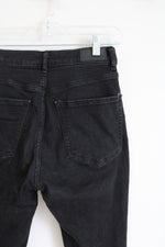 Express Skinny High Rise Perfect Denim Black Jeans | 4