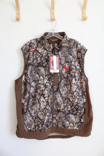 NEW Badlands Unconditional Brown Patterned Vest | XXL