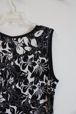 NEW LuLaRoe Black & White Floral Nicki Dress | 3XL