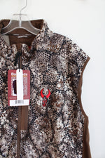 NEW Badlands Unconditional Brown Patterned Vest | XXL