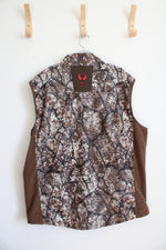 NEW Badlands Unconditional Brown Patterned Vest | XXL