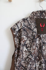 NEW Badlands Unconditional Brown Patterned Vest | XXL