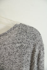 Express Heather Gray Neckline Wrap Sweater dress | M