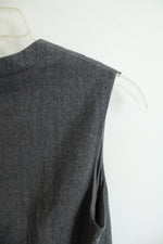 NEW Talbots Luxe Italian Gray Wool Sheath Dress | 8 Petite