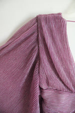 Ael Amy Enjoy Life Mauve Sparkle Minidress | M