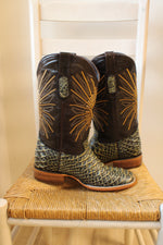 Westerly Trend Leather Embroidered Cowboy Boots | Size Mex 27
