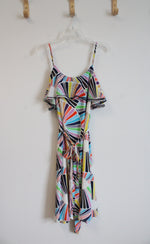 Trina Turk Colorful Patterned Summer Silk Dress | 6