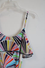 Trina Turk Colorful Patterned Summer Silk Dress | 6