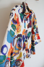 Ali Miles Colorful Patterned Jacket | L