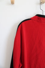 Nascar Old Spice #14 Tony Stewart Red Fleece 1/4 Zip Sweatshirt | 2XL