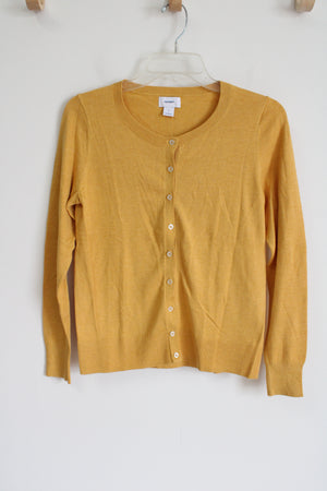 Old Navy Yellow Knit Cardigan | S