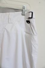 Columbia White Lined Snow Pants With Adjustable Waistband | M