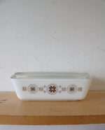Pyrex #0503 Town & Country Brown 1.5 Quart Refrigerator Dish
