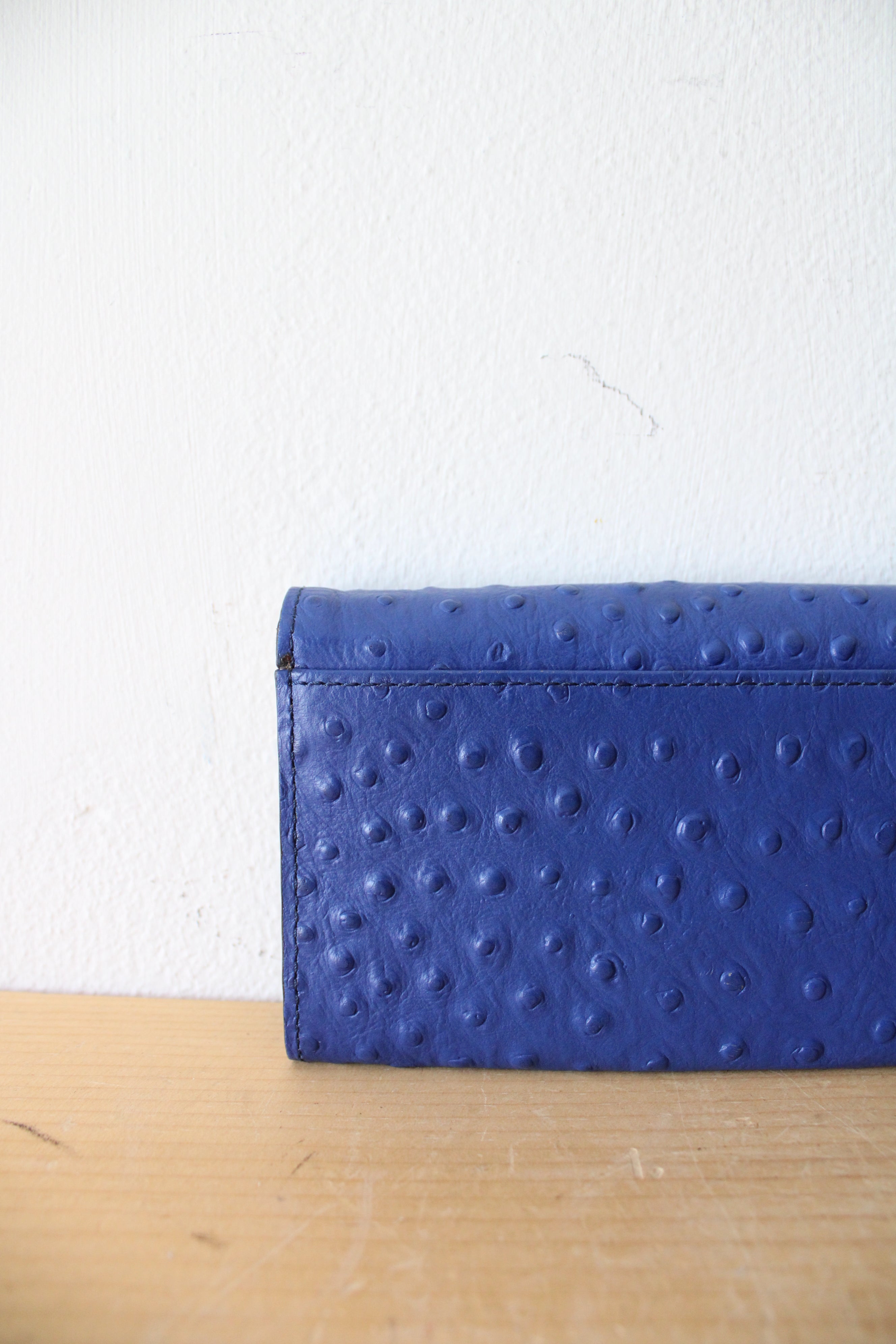 Kate Spade Blue Textured Leather Wallet