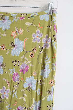 Ann Taylor Vintage Green Skirt | M