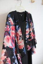 NEW Tiana B. Floral Cardigan & Black Dress | 14W