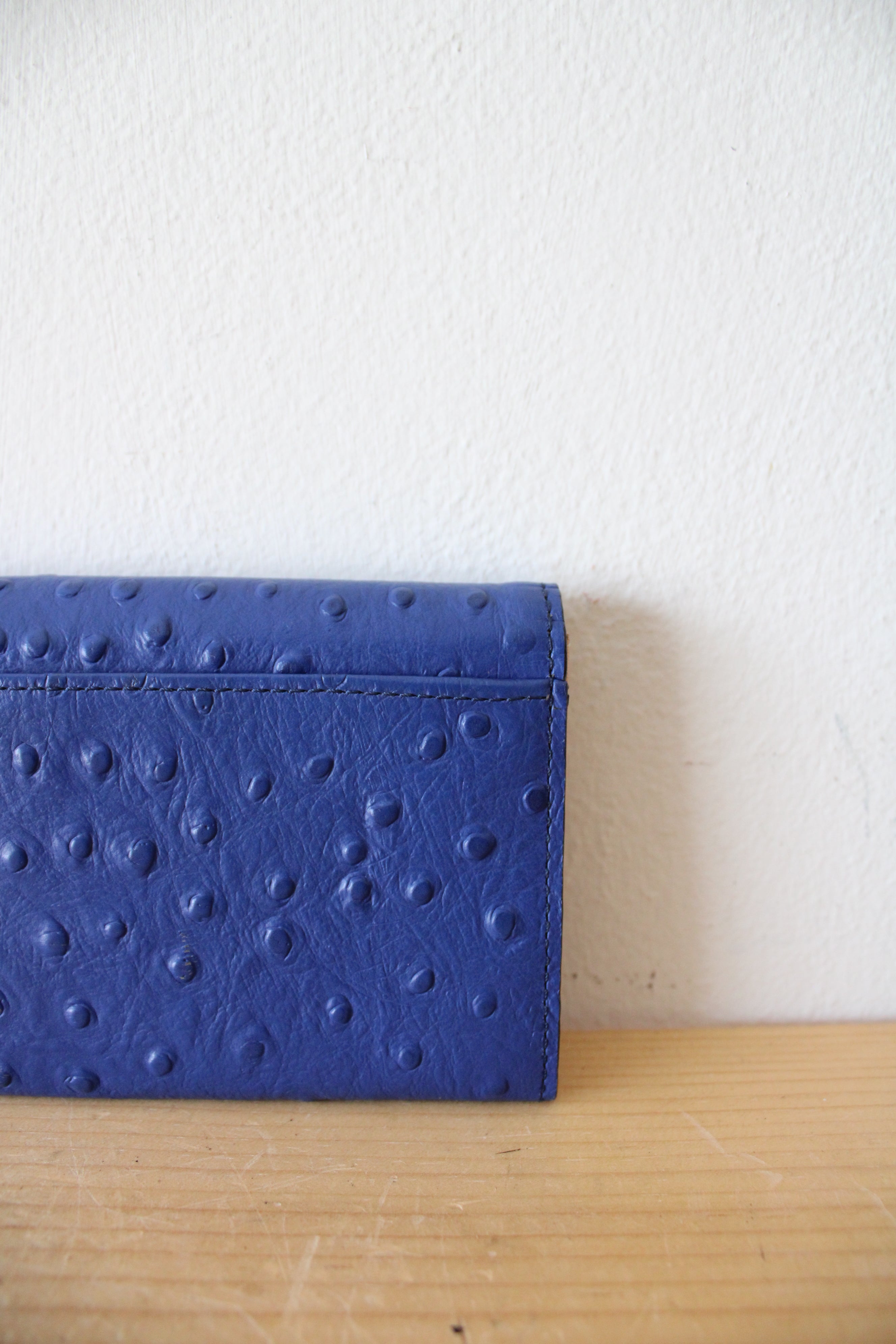 Kate Spade Blue Textured Leather Wallet