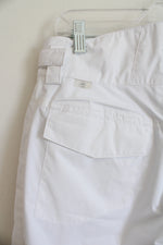 Columbia White Lined Snow Pants With Adjustable Waistband | M