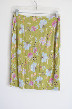 Ann Taylor Vintage Green Skirt | M