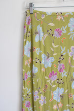 Ann Taylor Vintage Green Skirt | M