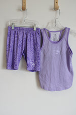 Nike 3 Brand Purple Tank & Shorts Set | 8/10