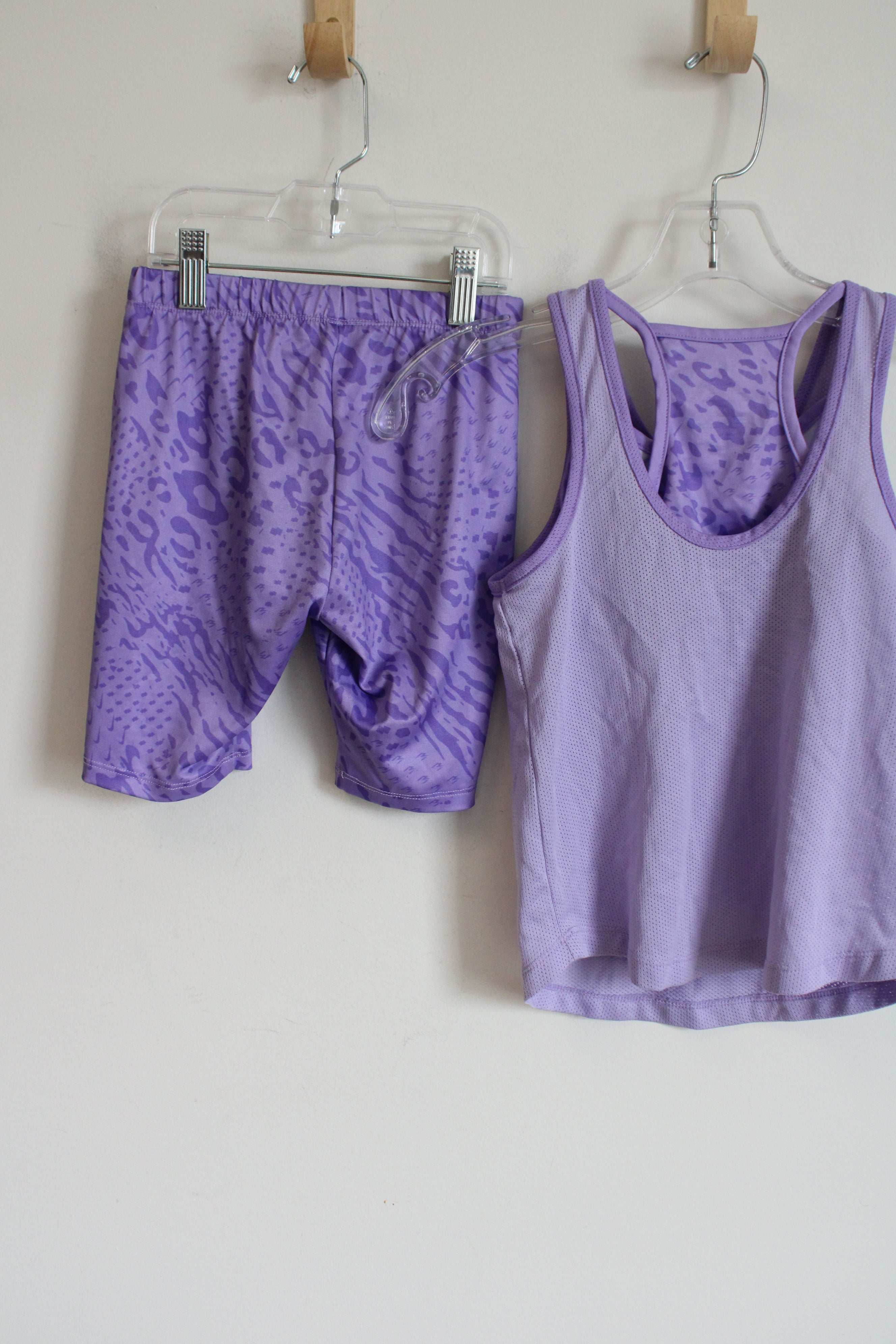 Nike 3 Brand Purple Tank & Shorts Set | 8/10