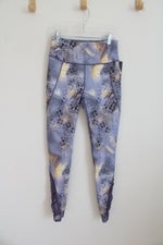 NEW Calia Purple And Yellow Printed Leggings | S
