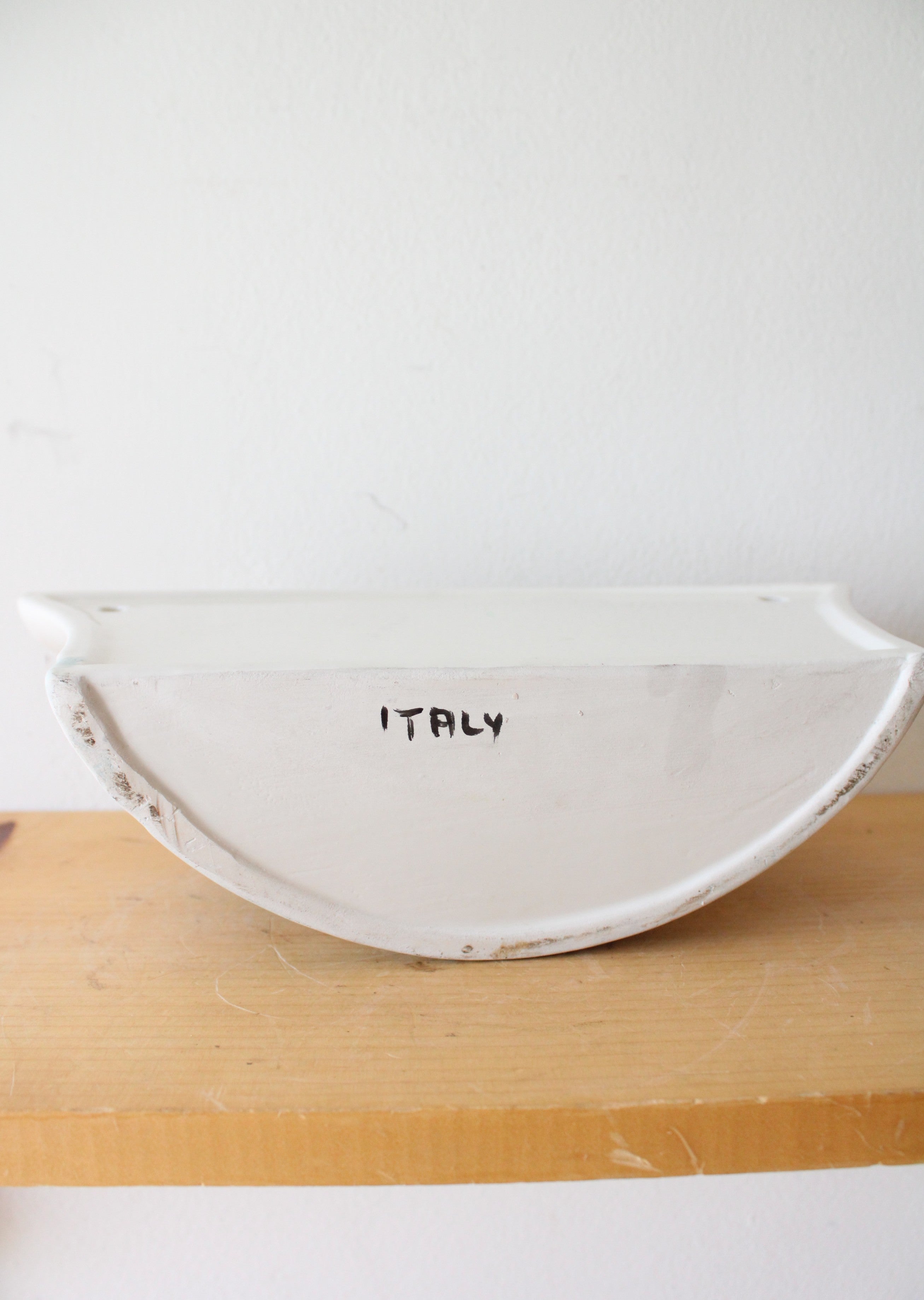 Spring Floral Scalloped Edge Wall Hanging Planter