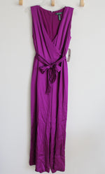 NEW Lauren Ralph Lauren Purple Satin Jumpsuit | 12