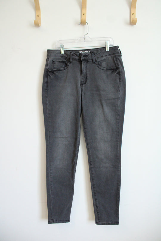 Sonoma Dark Gray Curvy Skinny Jeans | 6R