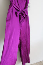 NEW Lauren Ralph Lauren Purple Satin Jumpsuit | 12