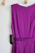 NEW Lauren Ralph Lauren Purple Satin Jumpsuit | 12