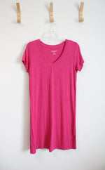 Shadowline Pink V-Neck Knit Dress | S