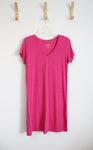 Shadowline Pink V-Neck Knit Dress | S
