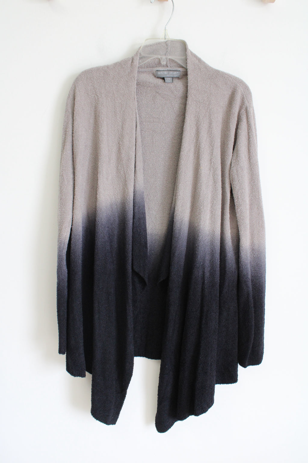 Barefoot Dreams CozyChic Lite Gray Ombre Cardigan | S/M