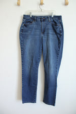 Sonoma Medium Wash Mid Rise Original Skinny Jeans | 14